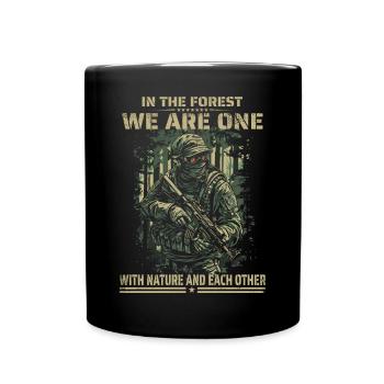 Special Forces Tactical Design Camouflage - Full Colour Mug - black - Front