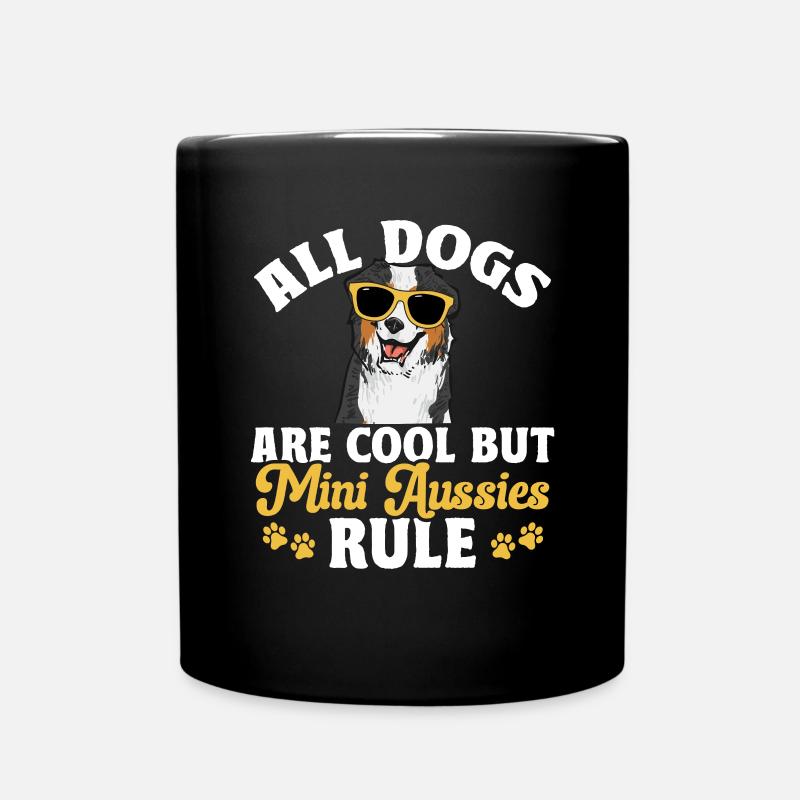 Berger australien miniature - Mug uni - noir