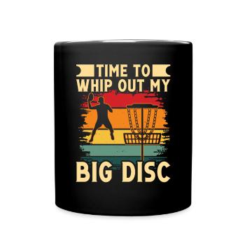 Conception du lecteur Big Disc - Mug uni - noir - Devant