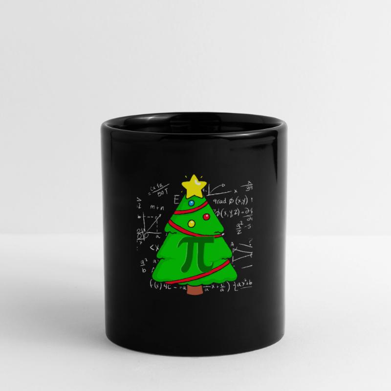 Pi Math Christmas Tree Mathematician Mathematics Full Colour Mug