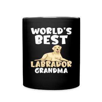 Labrador Lover Gifts - Full Colour Mug - black - Front