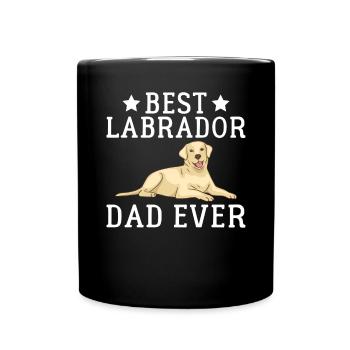 Labrador Liebhaber Geschenke - Tasse einfarbig - Schwarz - Vorne