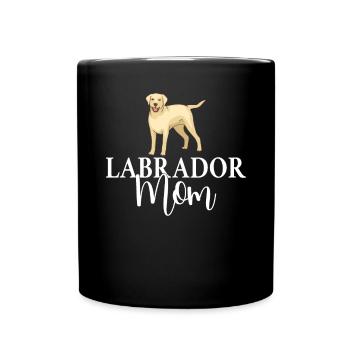 Labrador Liebhaber Geschenke - Tasse einfarbig - Schwarz - Vorne