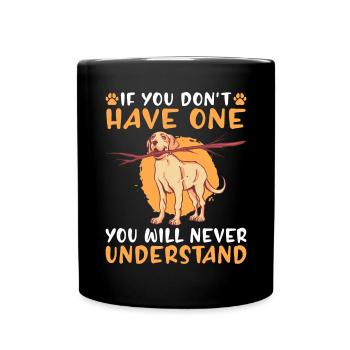 Labrador Lover Gifts - Full Colour Mug - black - Front