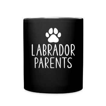 Labrador Liebhaber Geschenke - Tasse einfarbig - Schwarz - Vorne