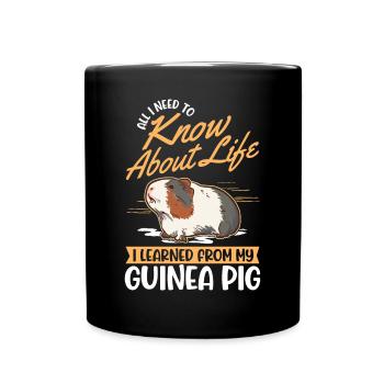 Guinea Pig Gift Guinea Pig Guinea Pig - Full Colour Mug - black - Front