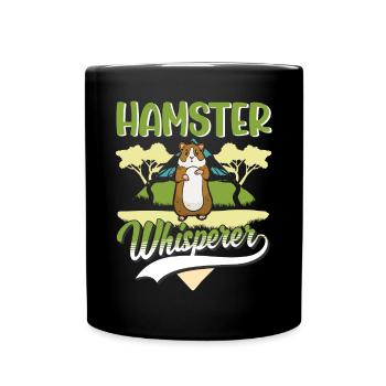 Hamster Whisperer Golden Hamster Hamster - Full Colour Mug - black - Front