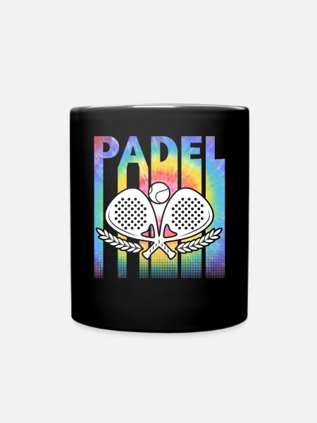 Padel Tennis Coloré - Mug uni - noir