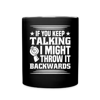 Discus Throw Discus Thrower Athletics Discus - Full Colour Mug - black - Front