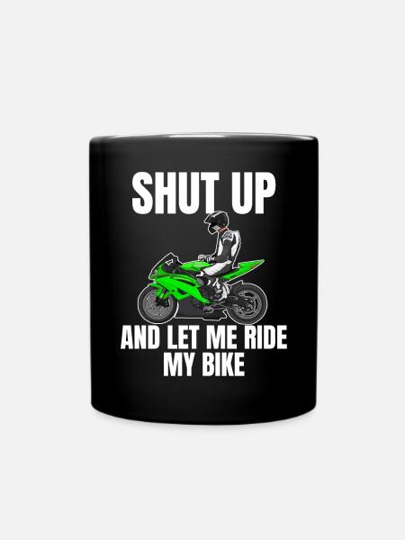 Motorcycle Lifestyle / Motorcycle / Motorcycles biker - Full Colour Mug - black