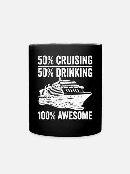 Funny cruising - Full Colour Mug - black
