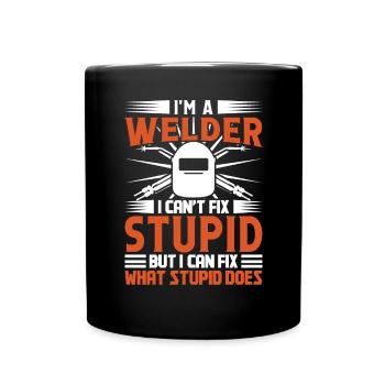 Welder Funny Saying Conceptions de soudage - Mug uni - noir - Devant