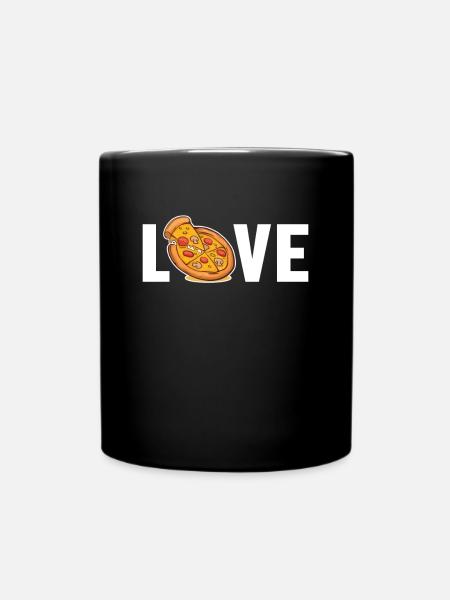 Pizza Love Pizza Tray Pizza Oven Pizza Pizza Maker - Full Colour Mug - black