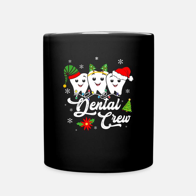 Équipe dentaire Dentiste Hygiéniste Joyeux Noël - Mug uni - noir