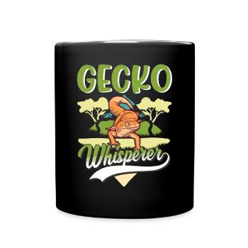 Gecko Whisperer Gecko Whisperer Leopard Gecko - Full Colour Mug - black - Front