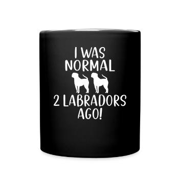 Cadeaux amoureux du Labrador - Mug uni - noir - Devant