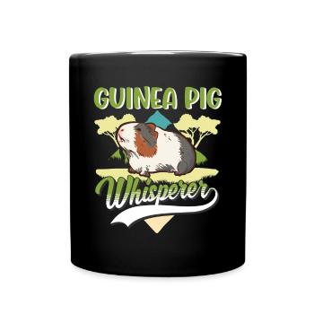 Guinea pig whisperer - Full Colour Mug - black - Front