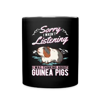 Guinea Pig Gift Guinea Pig - Full Colour Mug - black - Front