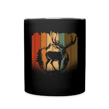 Elk - Full Colour Mug - black - Front