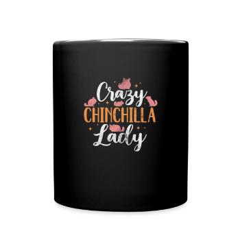 Chinchilla Rodent Pet Rodent Gift - Full Colour Mug - black - Front