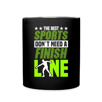 Discus Throw Discus Thrower Athletics Discus - Full Colour Mug - black - Front