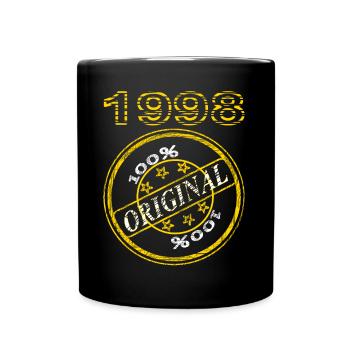 I was born in 1998 Birthday Celebrate Gift - Full Colour Mug - black - Front