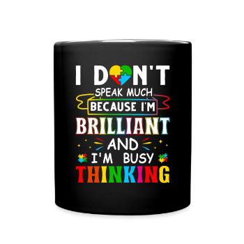Autism Autistic Boys Girls - Tasse einfarbig - Schwarz - Vorne