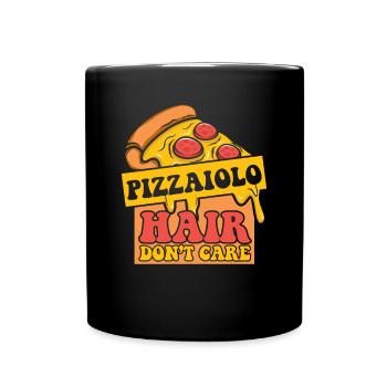 Pizzaiolo Hair Don’t Care Pizza Four Pizza - Mug uni - noir - Devant