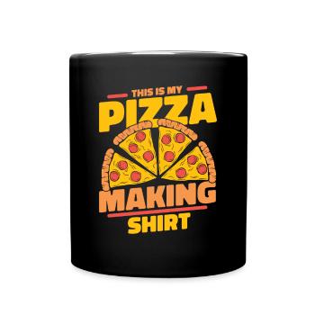 Ceci est mon vêtement de fabrication de pizza pizza four pizza pizza - Mug uni - noir - Devant