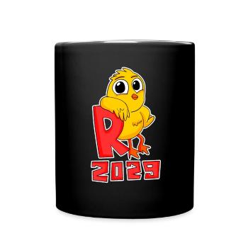 Renteneintritt 2029 Rentner Ruhestand Rente - Tasse einfarbig - Schwarz - Vorne