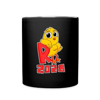 Renteneintritt 2028 Rentner Ruhestand Rente - Tasse einfarbig - Schwarz - Vorne