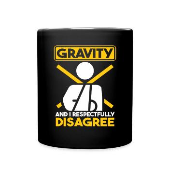 Drôle de bras cassé - Mug uni - noir - Devant