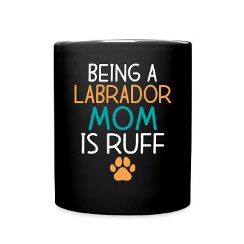 Labrador Lover Gifts - Full Colour Mug - black - Front