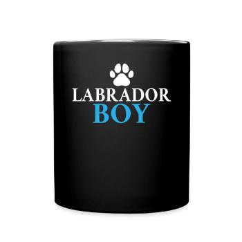 Labrador Liebhaber Geschenke - Tasse einfarbig - Schwarz - Vorne