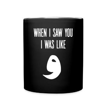 Funny Arabic English Quote Gift For Men or Womentr - Full Colour Mug - black - Front
