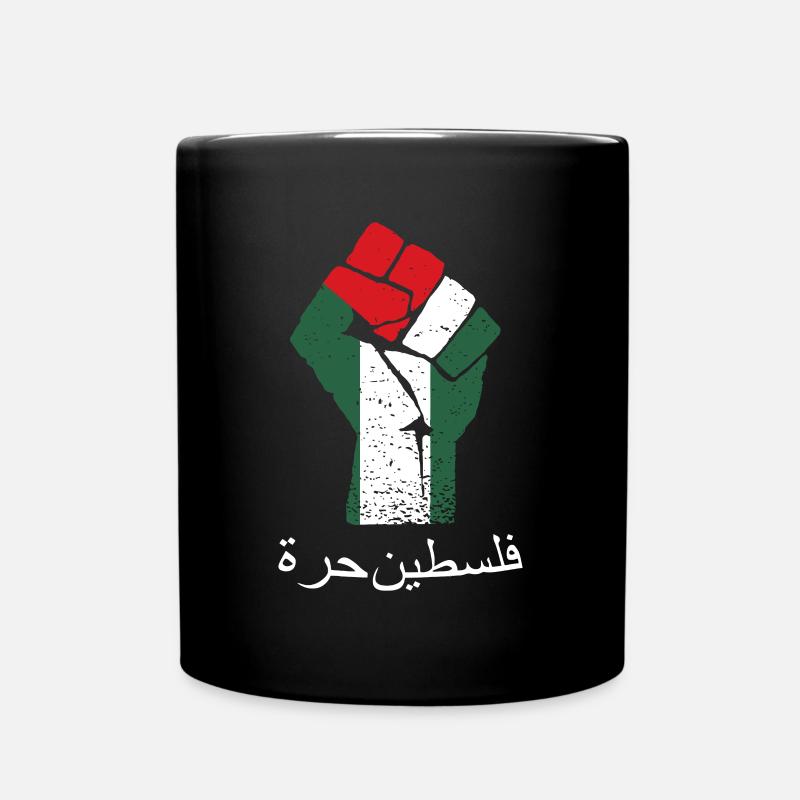 Vêtements gratuits de l’Intifada palestinienne (arabe) - Mug uni - noir