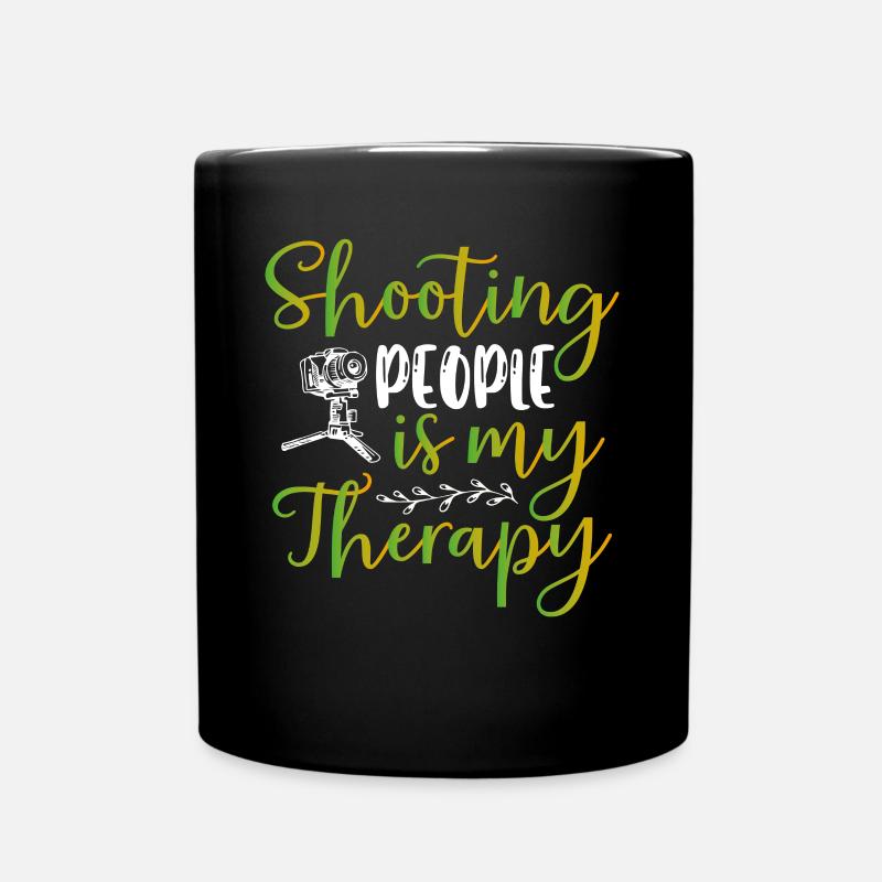 Prendre des photos de gens est mon - Mug uni - noir