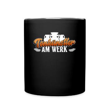 Tonkünstler Am Werk - Töpfer Töpfern - Tasse einfarbig - Schwarz - Vorne