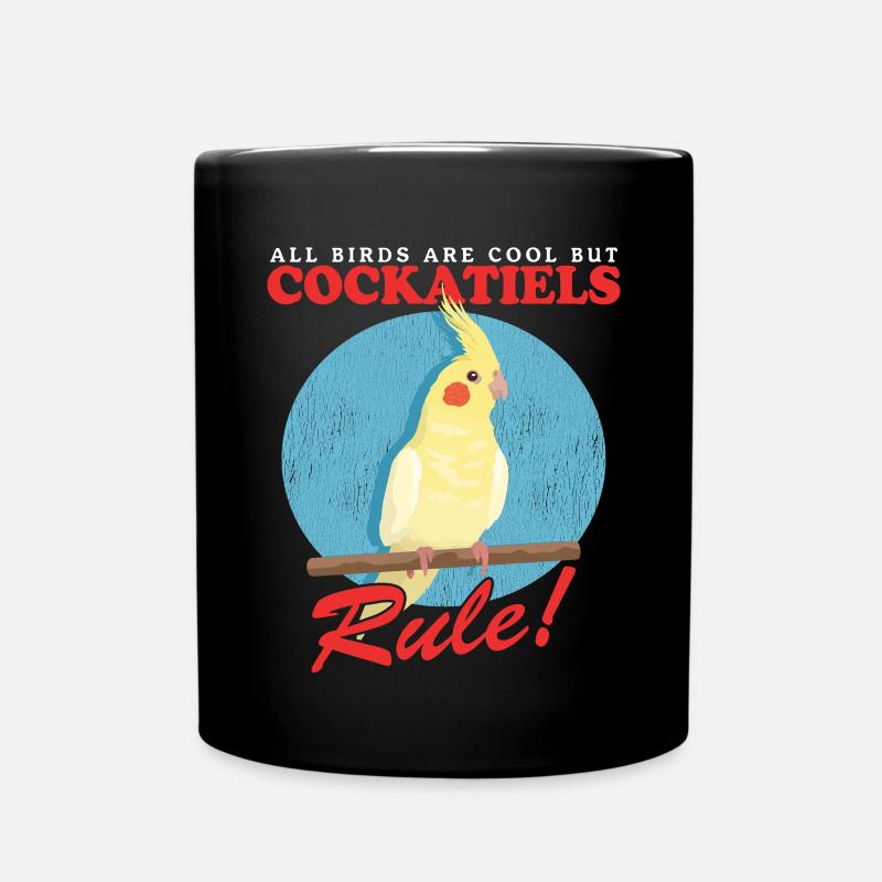 Cockatiels Bird Owner Bird Gift - Mug uni - noir