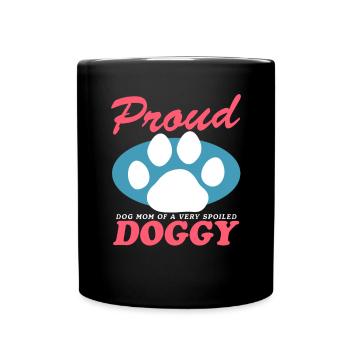 Chien Maman Propriétaire Chien Maîtresse Chien Cadeau - Mug uni - noir - Devant