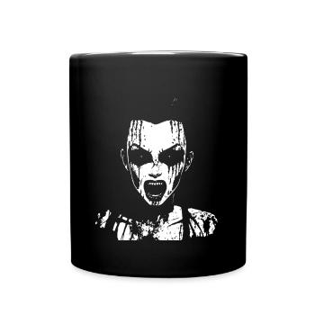 Zombie Horror Vampire Girl Death Metal Grindcore - Tasse einfarbig - Schwarz - Vorne
