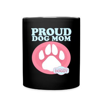 Chien Maman Propriétaire Chien Maîtresse Chien Cadeau - Mug uni - noir - Devant