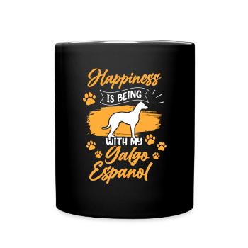 Galgo Español vous fait plaisir Lévrier espagnol - Mug uni - noir - Devant