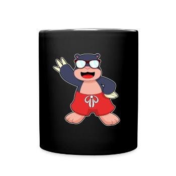 Lunettes de soleil Mole - Mug uni - noir - Devant