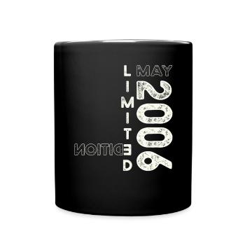 17th Birthday Man Legendary May Vintage 2006 - Full Colour Mug - black - Front