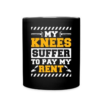 Flooring Flooring Installer Tiler Flooring - Full Colour Mug - black - Front