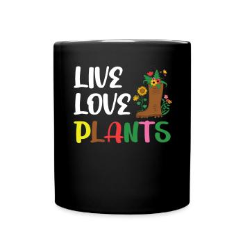 Perfect Plants for Women - Tasse einfarbig - Schwarz - Vorne