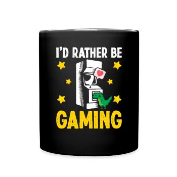 Perfect Video Game Gamer - Tasse einfarbig - Schwarz - Vorne