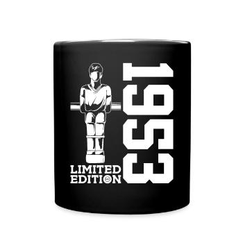 LIMITED EDITION 1953 TISCHFUßBALL 73. GEBURTSTAG - Tasse einfarbig - Schwarz - Vorne