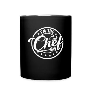 I'm The Chef Cook Chef Restaurant Food Cooking Hat - Tasse einfarbig - Schwarz - Vorne